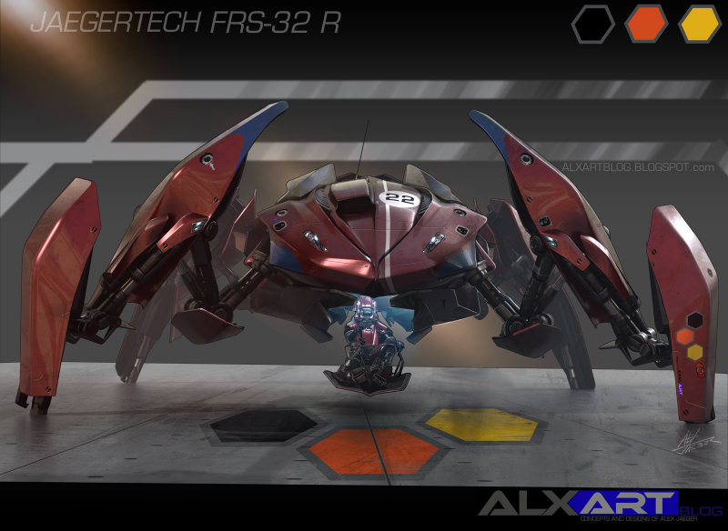Illustration for article titled I really wish there were races of these awesome spider mechs
